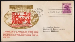 SC# 837 - Northwest Territory - set of 4, cachet by Young (Planty 837-2) - Picture 1 of 4