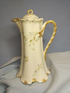 My Estate Sale! Haviland & Co Limoges France Vintage Chocolate Pot 8.5" Tall  - Picture 1 of 16