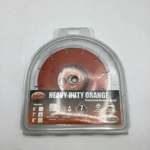Heavy Duty Orange Segmented Diamond Blade 7 In E2h Wet Or Dry - Picture 1 of 1
