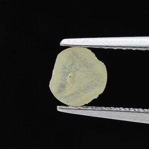 POLKI DIAMOND SLICE NATURAL DIAMOND 0.12TCW YELLOW COLOR FLATCUT DIAMOND - Picture 1 of 12