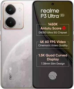 realme P3 Ultra 5G (White 256GB 8GB RAM) Dimensity 8350 Ultra Global Version - Picture 1 of 6