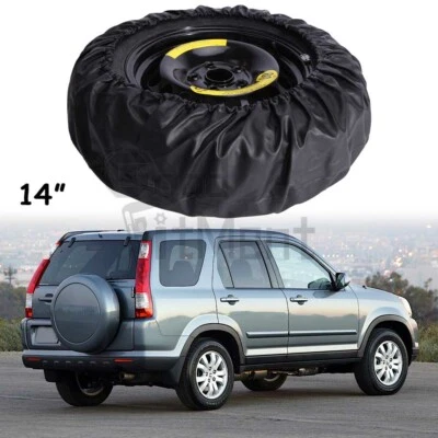 14-дюймовый чехол для запасной шины колеса чисто черный протектор для Honda CRV CR-V 1997-16 - Изображение 1 из 4