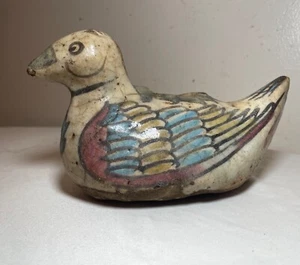 antique 18th century handmade Middle Eastern pottery bird vessel sculpture art - Picture 1 of 12
