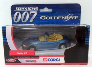 Corgi Appx 1/36 Scale Diecast TY04902 BMW Z3 Goldeneye 007 James Bond - Picture 1 of 1