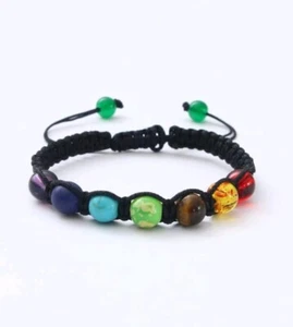 7 Chakras Pulsera con Cuentas de Curación Zen Yoga Joyería - Imagen 1 de 3
