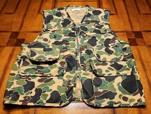 SAF-T- BAK GREEN CAMO HUNTING/SHOOTING VEST SIZE XL MULTI~POCKET EUC - Picture 1 of 7