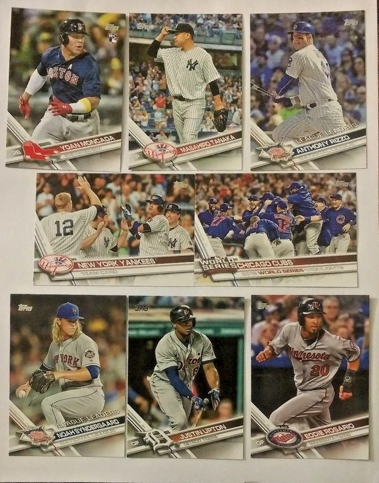 2017 TOPPS SERIES ONE BASE CARDS 201 TO 350 COMPLETE YOUR SET. - Image 1 of 1
