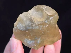VIDRIO DEL DESIERTO LIBIO, Cristal Crudo - Raro, Grado 2A, Grande, 54,7 g - Piedras, 46796 - Imagen 1 de 6