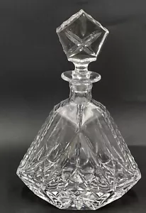 Vintage Olympic by BLOCK Crystal Decanter & Stopper Lead Crystal Decanter Signed - Picture 1 of 12