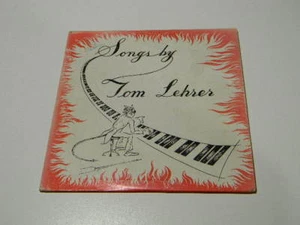 Songs by Tom Lehrer 10" LP - Lehrer Records TLP-1 1953 - Imagen 1 de 4