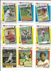 1982 thru 1990 KMART Pick-A-Card Carew Brett Schmidt Rose Ryan Boggs Clark Ozzie