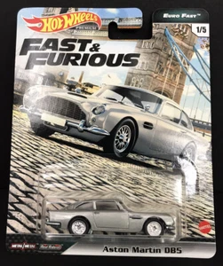 2020 Hot Wheels PREMIUM FAST & FURIOUS EURO FAST 1/5 '63 ASTON MARTIN D85 - Picture 1 of 8
