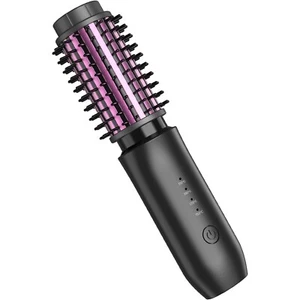Cordless Curling Iron Brush, Portable Travel Curling Iron Min 4 Temperature Dual - Picture 1 of 7