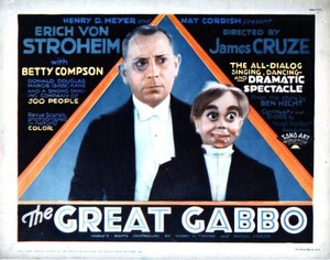 The Great Gabbo Lobby Card Erich Von Stroheim 1929 1 Old Movie Photo