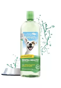 TropiClean Fresh Breath Water Additive for Dogs | Dog Breath Freshener & Teet... - Picture 1 of 7