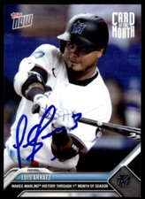 2023 Topps Now Card of the Month Luis Arraez Auto Miami Marlins #M-APR Signed