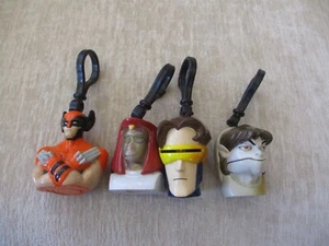 (4) Marvel X Men Backpack Clip On Figures  2001 b. little - Picture 1 of 16