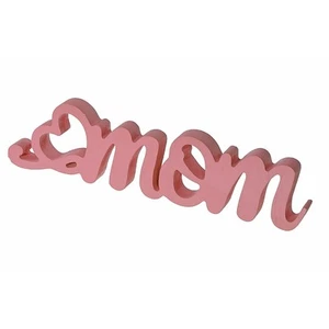 Wooden Word Sign Mom - Picture 1 of 3