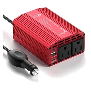 300W Car Power Inverter with 65W USB-C - Ultimate Travel Power Solution - Foto 1 di 9