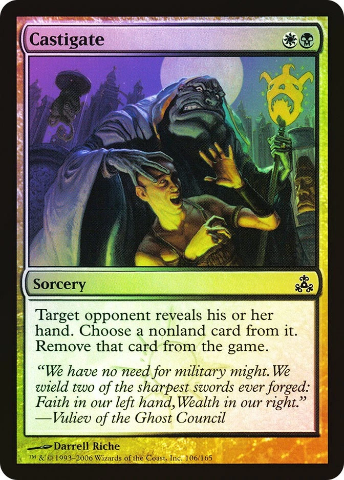 MTG FOIL Castigate  - Guildpact #106 - Image 1 of 1