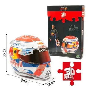 GIOCHI PREZIOSI 3D PUZZLE ORACLE RED BULL RACING 1 MAX VERSTAPPEN HELMET REPLICA - Picture 1 of 3