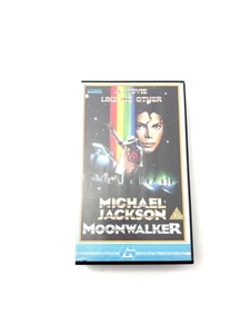 MICHAEL JACKSON MOONWALKER VHS VIDEO VINTAGE CLASSIC - Picture 1 of 4
