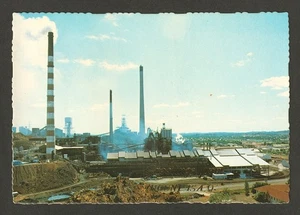 DE COLECCIÓN 1980 MONTE ISA MINAS FUNDICIÓN QUEENSLAND FOTO REAL POSTAL - Imagen 1 de 2