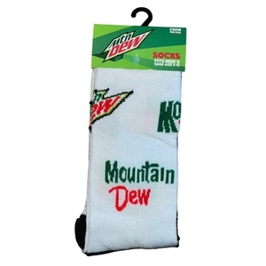 Odd Sox Men's Novelty Crew Socks | Mountain Dew | Men's Size 6-12 | NWT - Picture 1 of 1