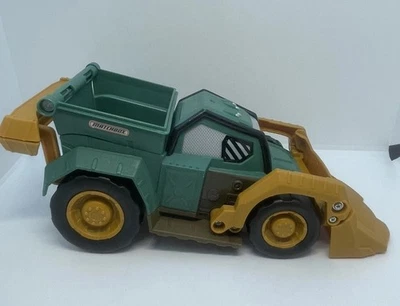 MATCHBOX DUMPIN’ LOADER TOY TRUCK W/PULL LEVER SCOOP LOAD TOSS DUMP - Image 1 of 4