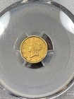 PCGS AU50 1852 LIBERTY HEAD GOLD DOLLAR $1 TYPE 1 NICE AND ORIGINAL