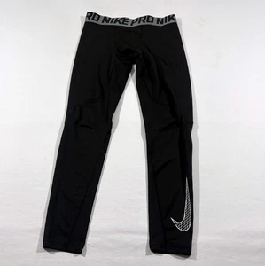 Nike Pro Dri Fit Leggings Black Compression Training Performance Tight Mens Sz L - Picture 1 of 9