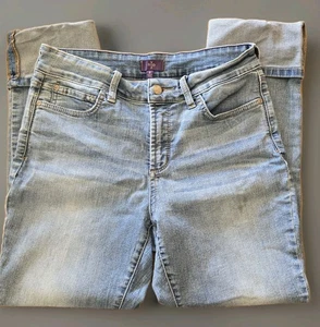 NYDJ Not Your Daughter Lift Tuck Stretch Jeans Cropped Blau Größe 8 - Bild 1 von 6
