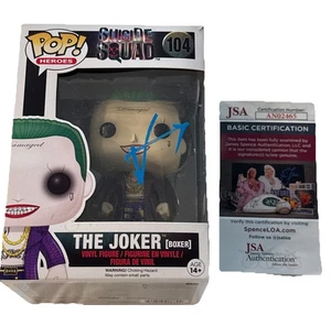 Autógrafo firmado por Jared Leto Funko Pop Escuadrón Suicida El Joker #96 Certificado de autenticidad JSA - Imagen 1 de 2