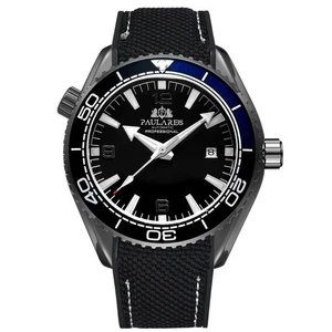 Paulareis Herren Armbanduhr Automatikuhr Armbanduhr Luxusuhr Datum 3bar - Picture 1 of 12