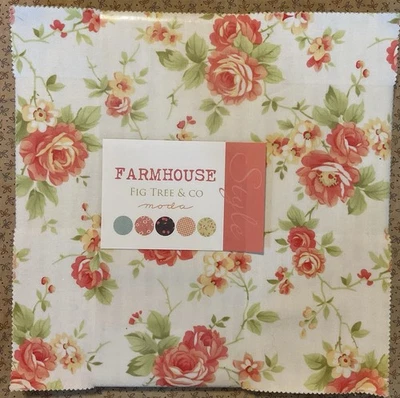 Farmhouse By Joanna Figueroa Of Fig Tree. Very Rare OOP LAYER CAKE - Image 1 of 3
