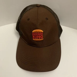 Burger King Employee Hat Brown Trucker Hat Snapback Whopper - Uniform - Picture 1 of 8