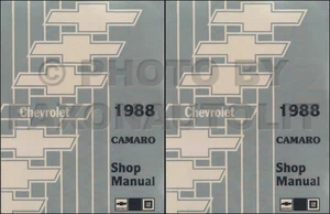 1988 Chevy Camaro Shop Manual IROC Z28 Z 28 RS Berlinetta Repair Service Book - Picture 1 of 2