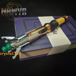 Replica Movie Doctor Who Cosplay 11th Metal Sonic Screwdriver LED Light Prop - Picture 1 of 22