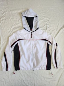 SJB Active Sportwear St. Johns Bay White Black Red Jacket Size Small  - Picture 1 of 10