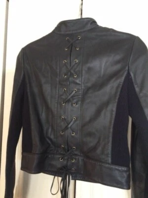 Женская кожаная куртка Moda International XS - Изображение 1 из 3