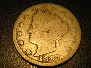 1897 Liberty Head Nickel - Picture 1 of 4