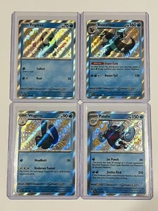 Pokemon Paldean Fates Shiny Rare- Baxcalibur 130/091, Wugtrio 122/091 & More (4) - Picture 1 of 10