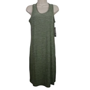 32 Degrees Cool Gray Sleeveless Racerback Tank Dress Women Size M Built-In Bra - Picture 1 of 8