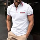 Mens Shirts Button Down Short Sleeve Casual Soft Classic Solid Club Sports
