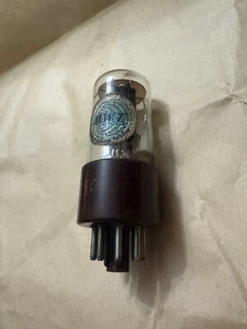 MWT GEC B65/6SN7/CV1988 Clear Glass Brown Base D Getter - Picture 1 of 5