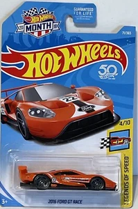 Hot Wheels 2018 Month 2016 Ford EcoBoost GT Race 71/365 Legends Of Speed 4/10 - Picture 1 of 5