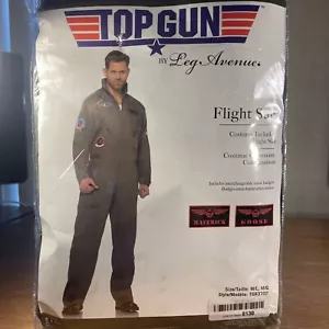 Top Gun Flight Suit Costume Adult Size M/L Maverick Goose Leg Avenue Cosplay New - Picture 1 of 14