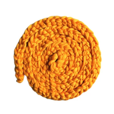 Accesorios de fotografía para recién nacidos bebés niños tejida trenza manta alfombra estudio fotográfico sesión Foto 1 de 4