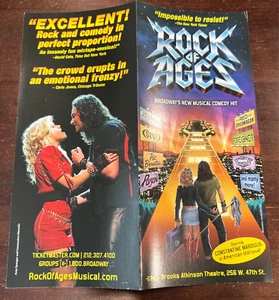 Rock of Ages Broadway Musical Ad/Flyer Original Cast - Foto 1 di 2