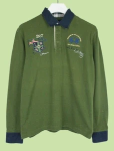 LA MARTINA Buenos Aires Sudadera Para Hombre XL Rugby Camisa Pullover Logo Parches - Imagen 1 de 11